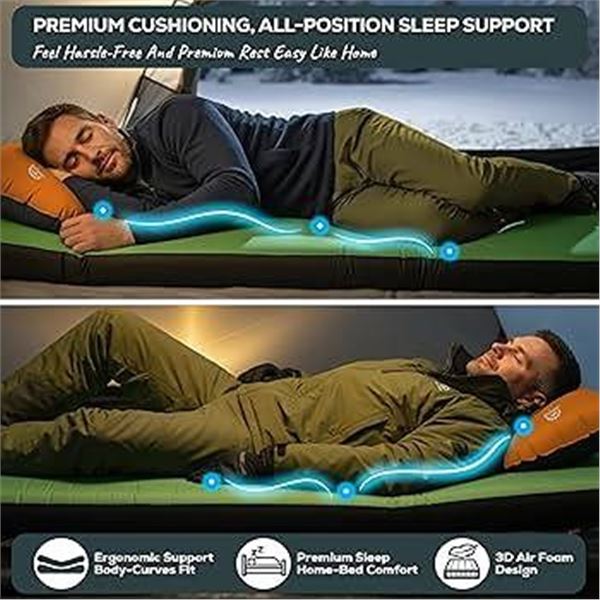Sugarlake 3D Self-Inflating Sleep Pad