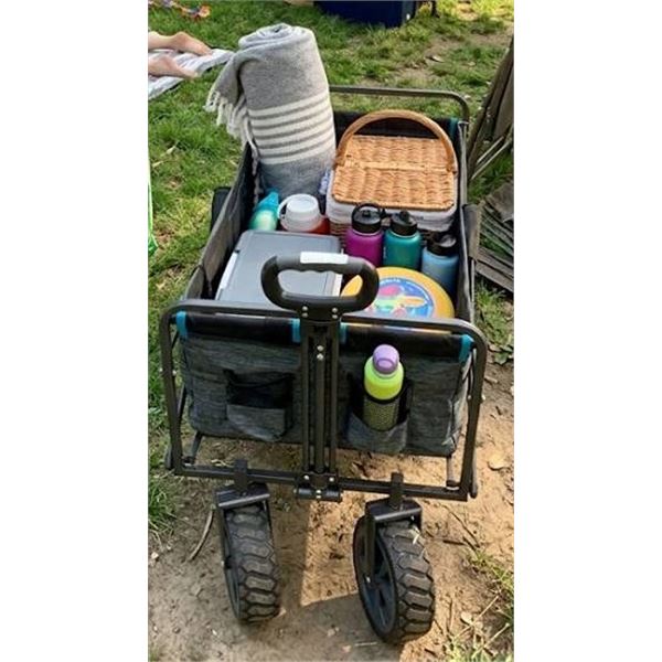 Collapsible Utility Wagon with Handle