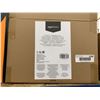 Image 2 : Amazon Basics Storage Bins Metallic Black 2pk