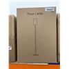 Image 2 : Light Brown Metal and Cloth Floor Lamp