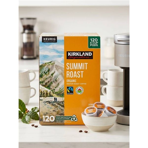 Kirkland Signature Summit Roast Coffee 120 Kâ€‘cups