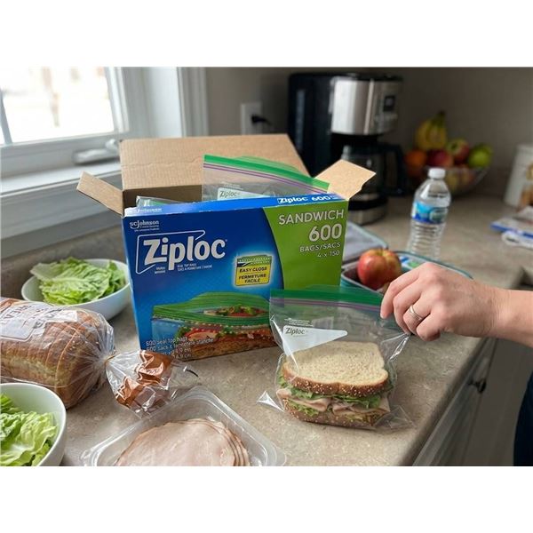 Ziploc Sandwich Bags 600 Count