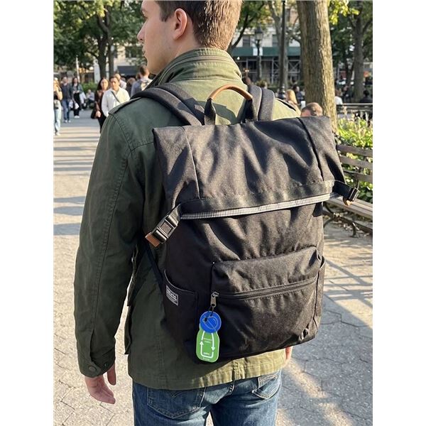 PKG Dorset Black Laptop Backpack