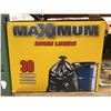 Image 2 : MAXIMUM Drum Liners 35" x 50" 30 Count