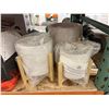 Image 2 : Three Ceramic Planters with Wooden Stands