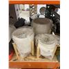 Image 3 : Three Ceramic Planters with Wooden Stands