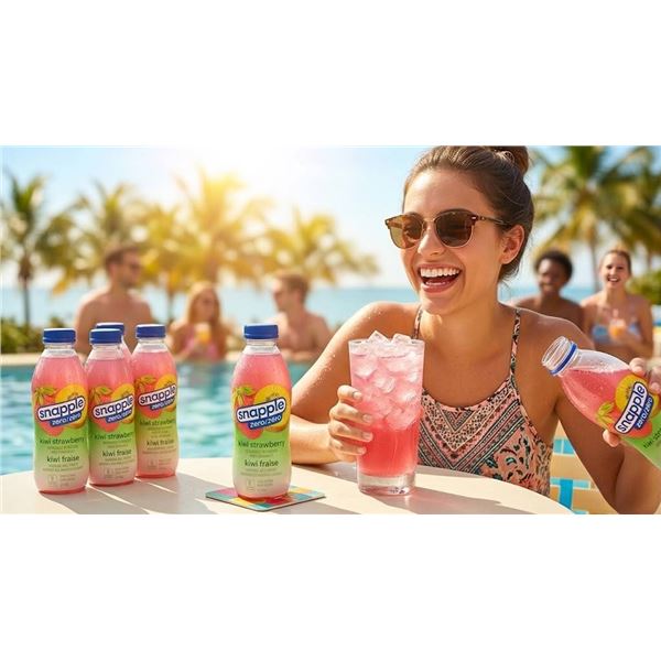 Snapple Zero Kiwi Strawberry 473ml 12-Pack