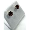 Image 3 : Sterling Silver Natural Garnet Earrings, W/A $430.00. Garnet is the birthstone for January.