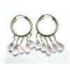 Image 3 : Sterling Silver Natural Rose Quartz Earrings, W/A $850.00.