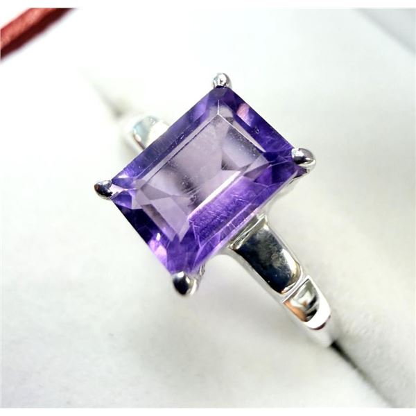Sterling Siler Natural Amethyst Ring, Size 7.75, Retail $400.00. Amethyst is the birthstone for Febr