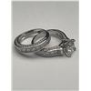 Image 7 : $1,990.00 - 2.00 CT GRA PRINCESS CUT MOISSANITE STONE VVS D COLOR WEDDING RING SET SIZE 6