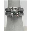 Image 8 : $1,990.00 - 2.00 CT GRA PRINCESS CUT MOISSANITE STONE VVS D COLOR WEDDING RING SET SIZE 6