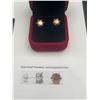 Image 2 : $1,975.00 - 4.00 CT TW GRA CERTIFIED ROUND BRILLIANT CUT MOISSANITE 925 SILVER EARRINGS