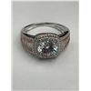 Image 5 : $1,575.00 - 2.00 CT GRA CERTIFIED ROUND BRILLIANT CUT MOISSANITE ROUND HALO IN SHANKS SET IN 925 SIL