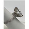 Image 5 : $5,150.00-10.00 CT GRA CERTIFIED ROUND BRILLIANT CUT MOISSANITE 925 SILVER RING SIZE 6.75