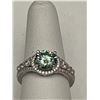 Image 1 : $1,470.00 - 3.00 CT TW GRA CERTIFIED ROUND BRILLIANT CUT MOISSANITE 925 SILVER RING SIZE 7.25