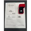 Image 2 : $1,470.00 - 3.00 CT TW GRA CERTIFIED ROUND BRILLIANT CUT MOISSANITE 925 SILVER RING SIZE 7.25