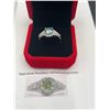 Image 3 : $1,470.00 - 3.00 CT TW GRA CERTIFIED ROUND BRILLIANT CUT MOISSANITE 925 SILVER RING SIZE 7.25