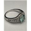 Image 6 : $1,470.00 - 3.00 CT TW GRA CERTIFIED ROUND BRILLIANT CUT MOISSANITE 925 SILVER RING SIZE 7.25