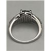 Image 7 : $1,470.00 - 3.00 CT TW GRA CERTIFIED ROUND BRILLIANT CUT MOISSANITE 925 SILVER RING SIZE 7.25