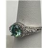 Image 9 : $1,470.00 - 3.00 CT TW GRA CERTIFIED ROUND BRILLIANT CUT MOISSANITE 925 SILVER RING SIZE 7.25