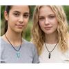 Image 1 : Two Crystal Point Pendant Necklaces