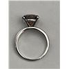 Image 6 : $3,250.00 - 5.00 CT GRA CERTIFIED ROUND BRILLIANT CUT MOISSANITE RED COLOR 925 SILVER RING SIZE 6