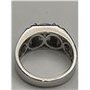 Image 8 : $1,635.00- 2.00 CT GRA CERTIFIED ROUND BRILLIANT CUT MOISSANITE SHANKS SET IN 925 SILVER RING SIZE 7