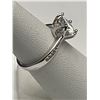Image 2 : $1,850.00 - 3.00 CT GRA CERTIFIED ROUND BRILLIANT CUT MOISSANITE 925 SILVER RING SIZE 5