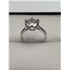 Image 5 : $1,850.00 - 3.00 CT GRA CERTIFIED ROUND BRILLIANT CUT MOISSANITE 925 SILVER RING SIZE 5