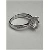 Image 8 : $1,850.00 - 3.00 CT GRA CERTIFIED ROUND BRILLIANT CUT MOISSANITE 925 SILVER RING SIZE 5