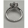 Image 9 : $1,850.00 - 3.00 CT GRA CERTIFIED ROUND BRILLIANT CUT MOISSANITE 925 SILVER RING SIZE 5