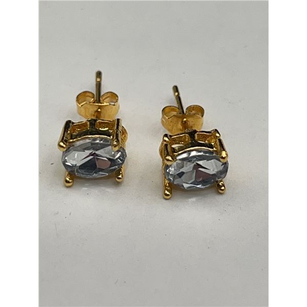 Brilliant Cut 1.0 Carat Solitaire Stud Earrings Set