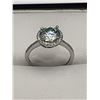 Image 1 : $2,100.00 - 2.00 CT GRA CERTIFIED ROUND BRILLIANT CUT MOISSANITE STONE RING ADJUSTABLE SIZE