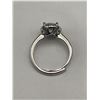 Image 8 : $2,100.00 - 2.00 CT GRA CERTIFIED ROUND BRILLIANT CUT MOISSANITE STONE RING ADJUSTABLE SIZE