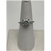 Image 9 : $2,100.00 - 2.00 CT GRA CERTIFIED ROUND BRILLIANT CUT MOISSANITE STONE RING ADJUSTABLE SIZE