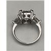 Image 8 : $3,175.00 - 5.00 CT GRA CERTIFIED ROUND BRILLIANT CUT MOISSANITE 925 SILVER RING SIZE 7