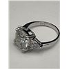 Image 9 : $3,175.00 - 5.00 CT GRA CERTIFIED ROUND BRILLIANT CUT MOISSANITE 925 SILVER RING SIZE 7