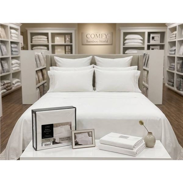 Comfy BambooWorld 4-Piece Queen Sheet Set