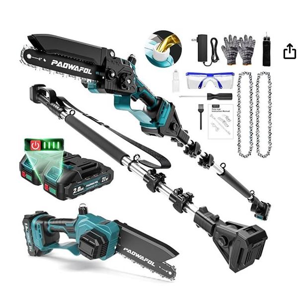 PAOWAFOL 2 in 1 Electric 6' Pole Saw **Color May Vary**