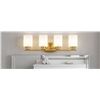 Image 1 : Bath Light Fixtures Set, Gold Finish