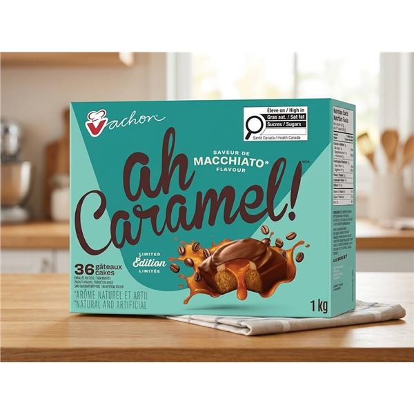 Vachon Ah Caramel Macchiato Cakes 1kg - 36 Cakes