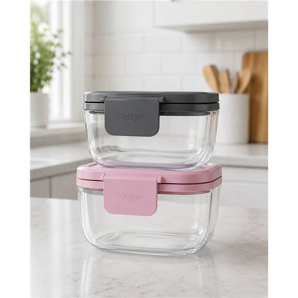 Bentgo Glass Food Storage Containers Set of 2