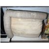 Image 2 : Upholstered Bed Headboard, Beige Fabric