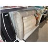 Image 3 : Upholstered Bed Headboard, Beige Fabric