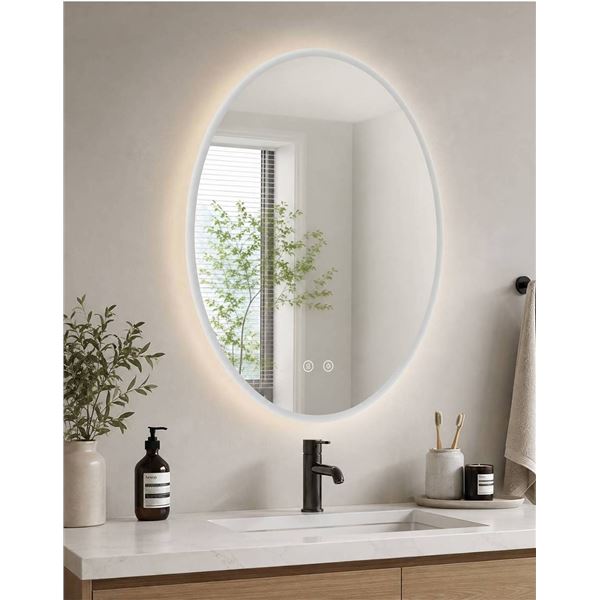 Starbivo LED Bathroom Mirror Oval