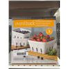 Image 3 : 3 Piece Set Over & Back Multipurpose Stoneware Baskets