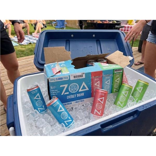ZOA Energy Drink Triple Flavor 18-Pack
