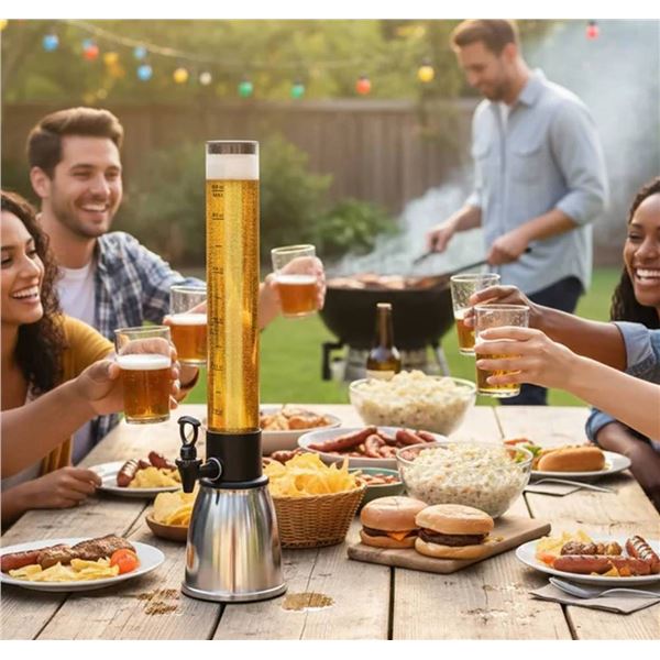 MESA Beverage Tower with Ice Tube 2.6L