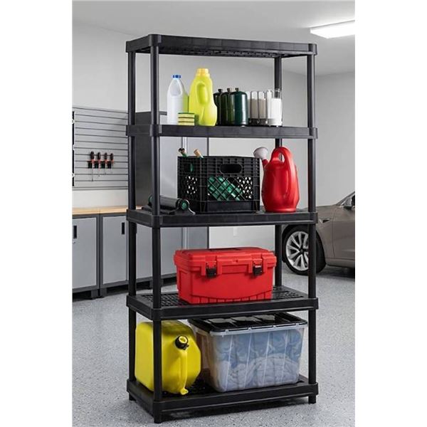 RAMTUFF Resin Shelving System, 5 Levels